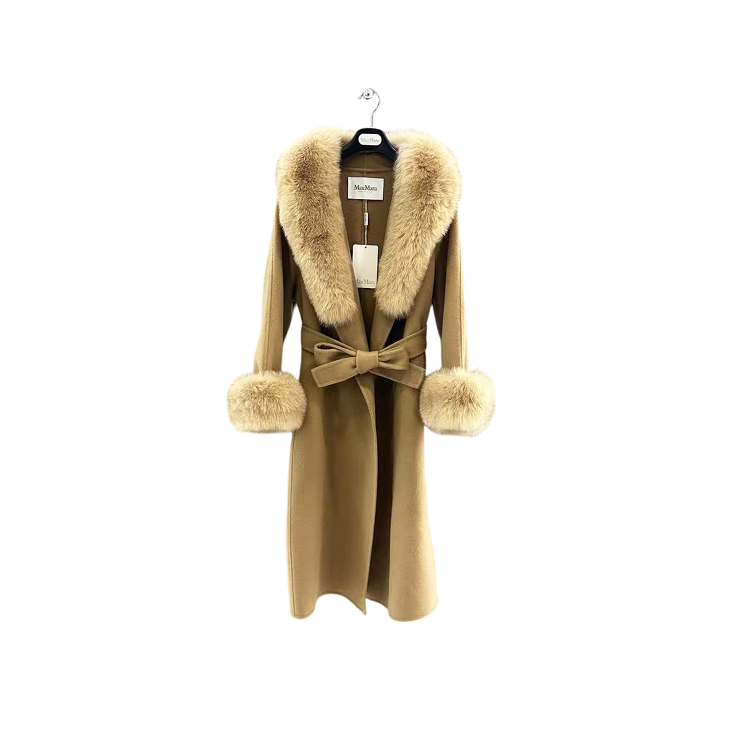 MAX MARA MARLENE COAT IN BROWN 
